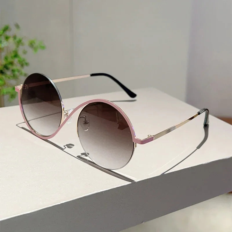Oversize Vacation Beach Anti UV Sunglasses