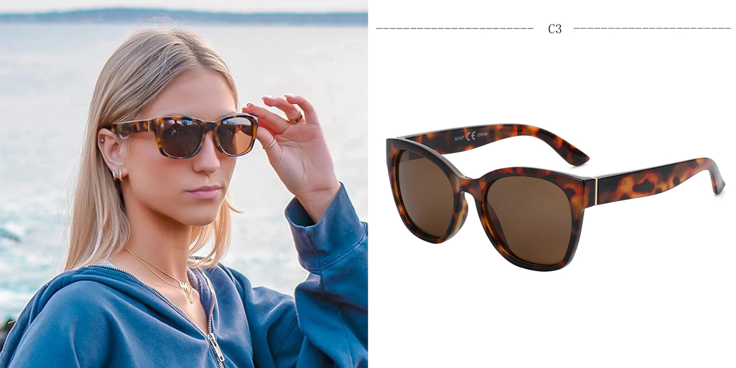 Polarized UV400 Cat Eye Sunglasses