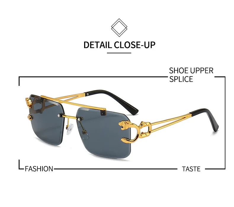 Double Bridge Gradient UV400 Sunglasses