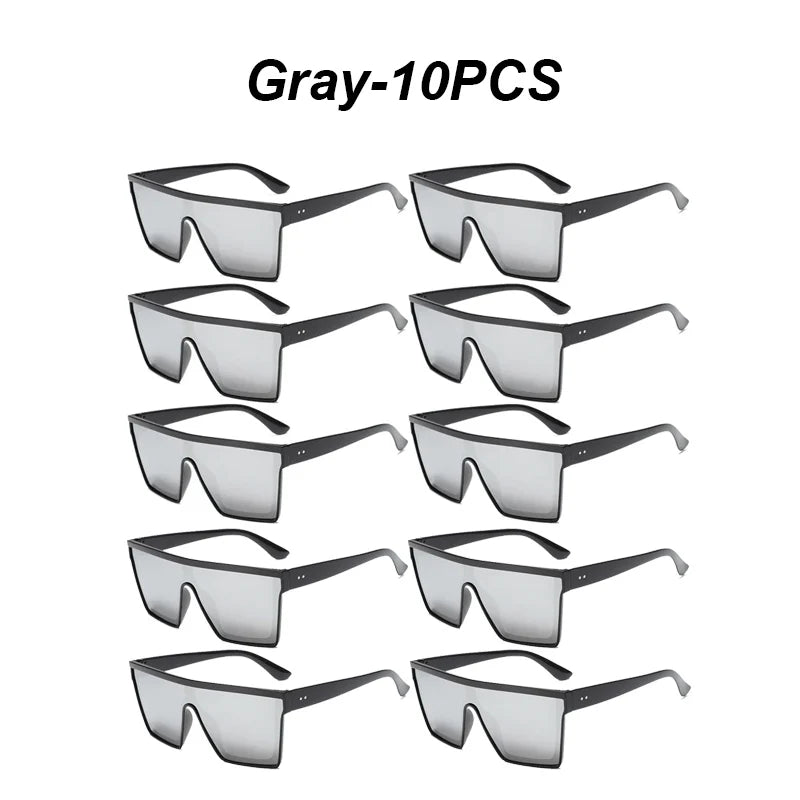 Retro cyberpunk Color Film Sunglasses