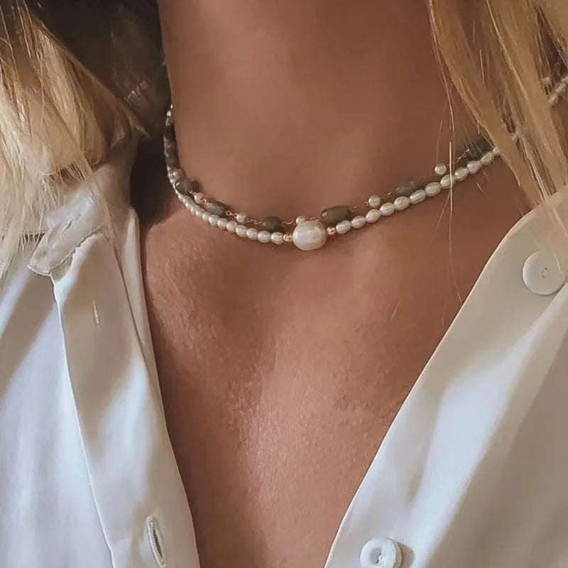 Baroque Natural Freshwater Pearl Necklace