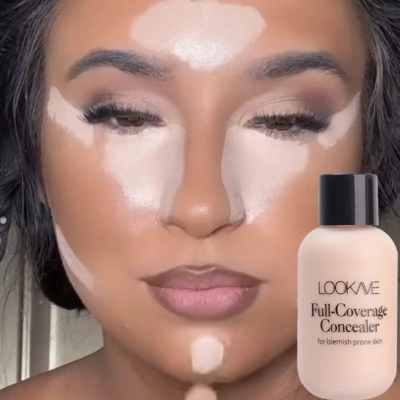 Waterproof  Full Cover Liquid Concealer Cream