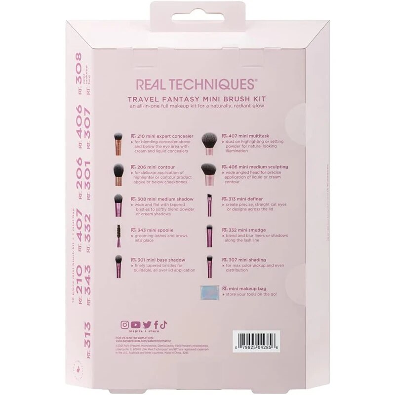 Powder Foundation / Eyeshadow / Blush / Concealer Blending Eye Brush Set