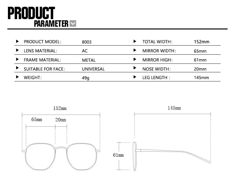 One-piece Wide-rimmed Sunglasses