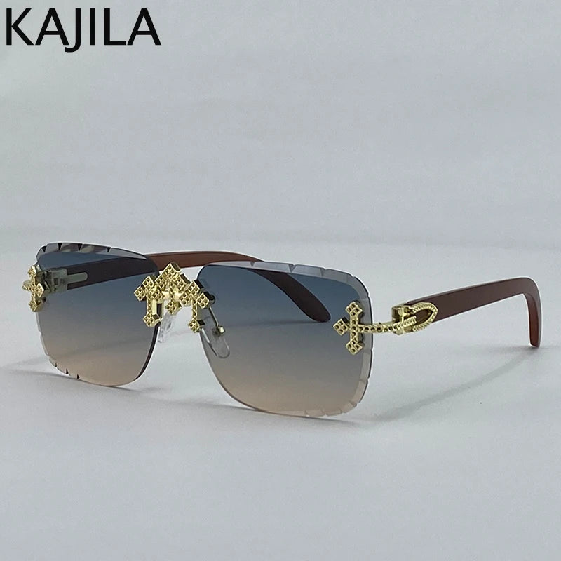 Rimless Square Luxury Shades UV400