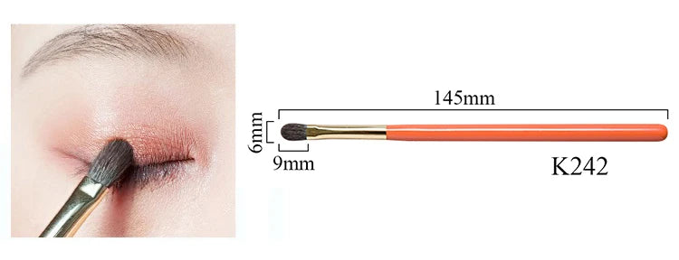 Professional Handmade Makeup Brushes Set Soft Blue Squirrel Goat Hair Face Powder Contour Eye Shadow Brush Make Up Brush Kit