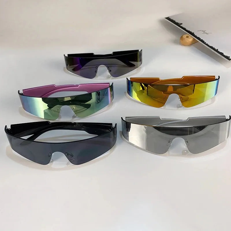 One-pieces Rimless Shades UV400 Sunglasses