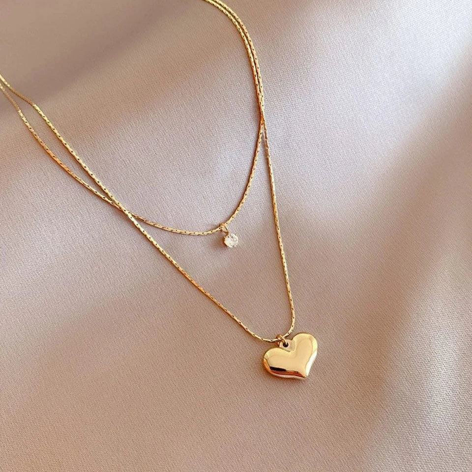 Double Layer  Exquisite Pendant