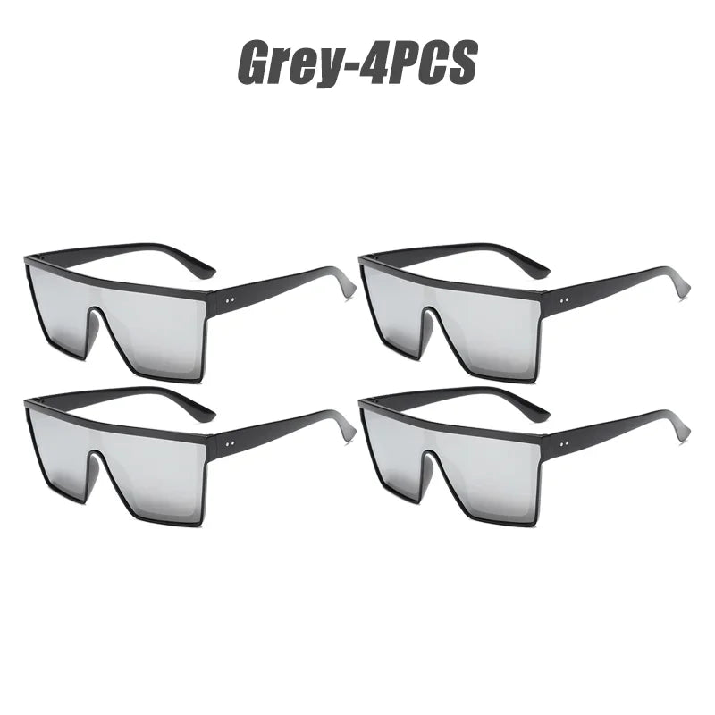 Retro cyberpunk Color Film Sunglasses