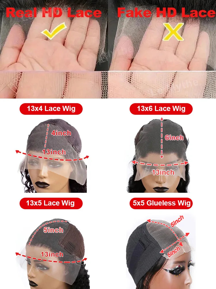 Brazilian 200 Density | Curly 13x6 Lace Front  Water Wave