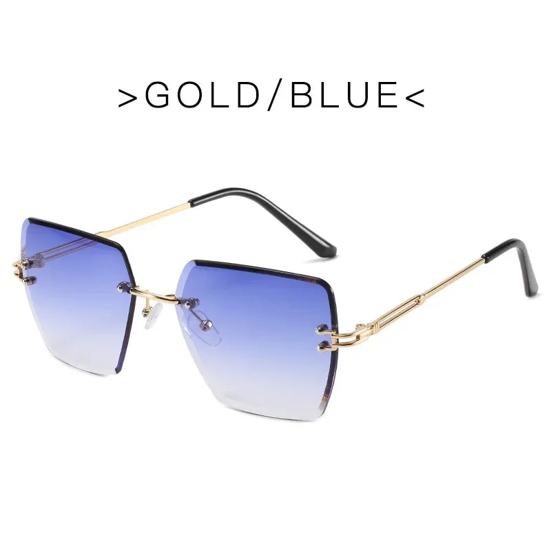 Rimless Luxury Vintage Summer Style