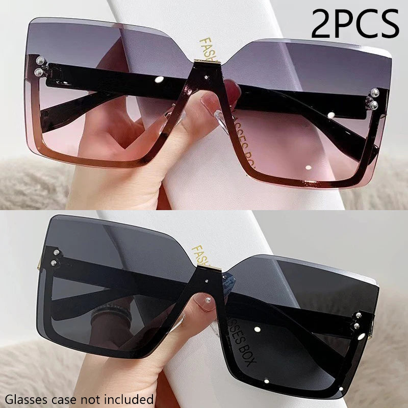 Half-frame Anti-uv Glasses
