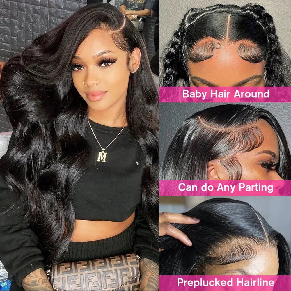 100% Human Hair | 280 Density Bone Straight | 13X4 Transparent Lace Front