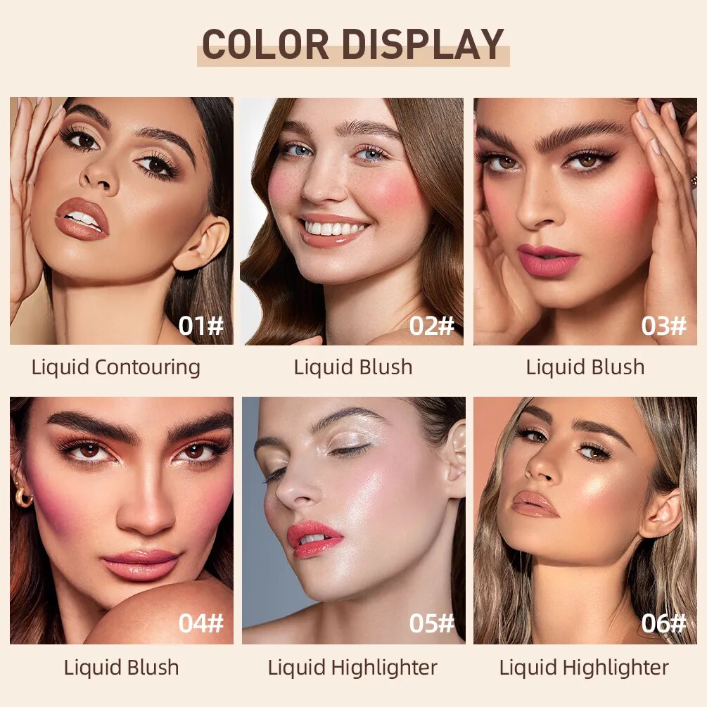 1pcs Liquid Luminizer Blush