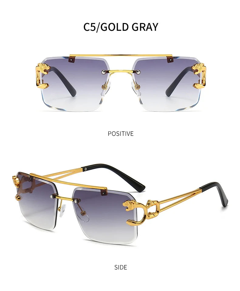 Double Bridge Gradient UV400 Sunglasses