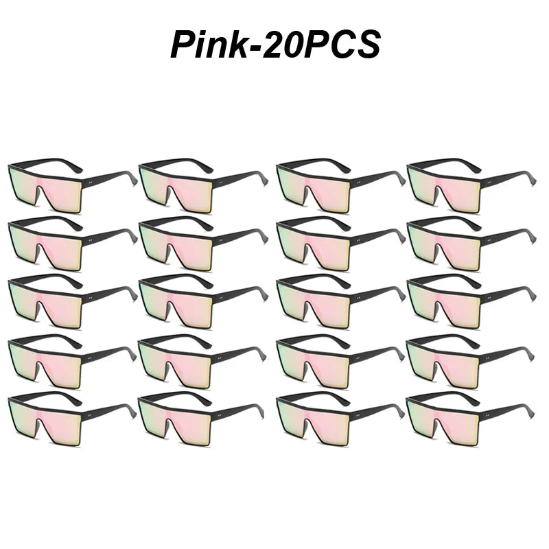 Retro cyberpunk Color Film Sunglasses