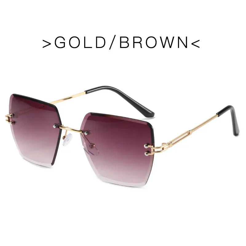 Rimless Luxury Vintage Summer Style