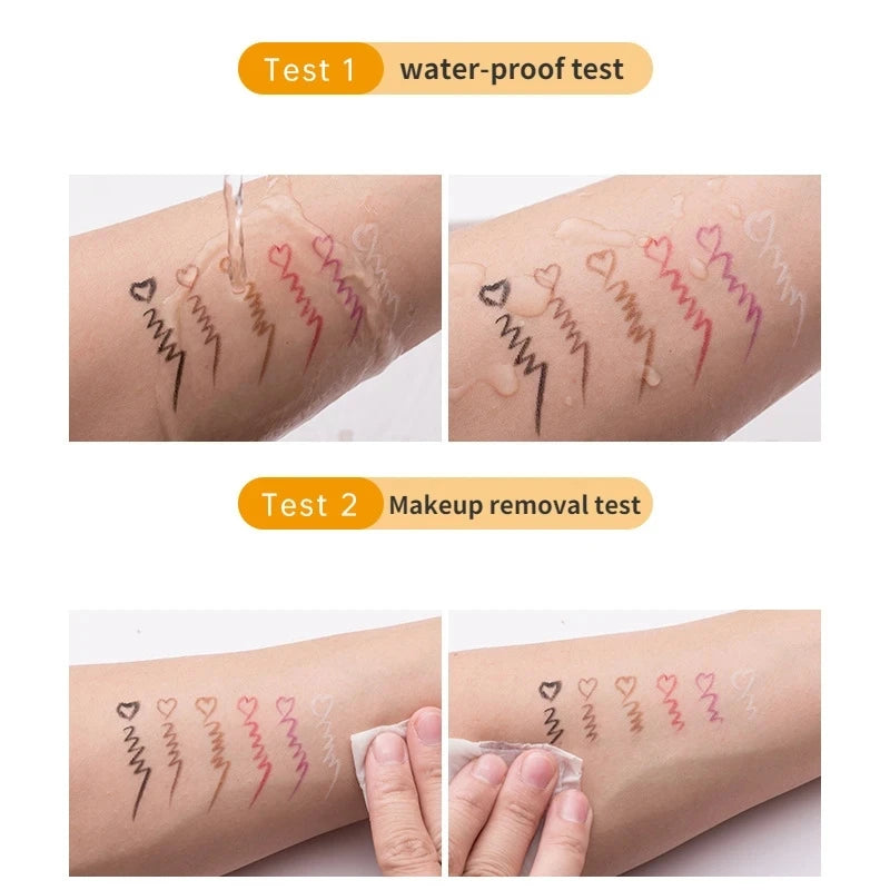 5 Colors Eyeliner Pencil Waterproof | Long-lasting
