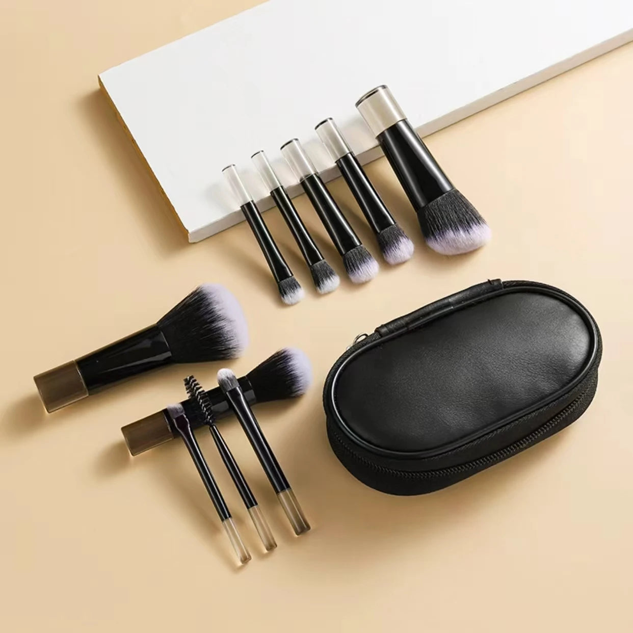 10-Piece Mini Makeup Brush Set, Available in Multiple Colors