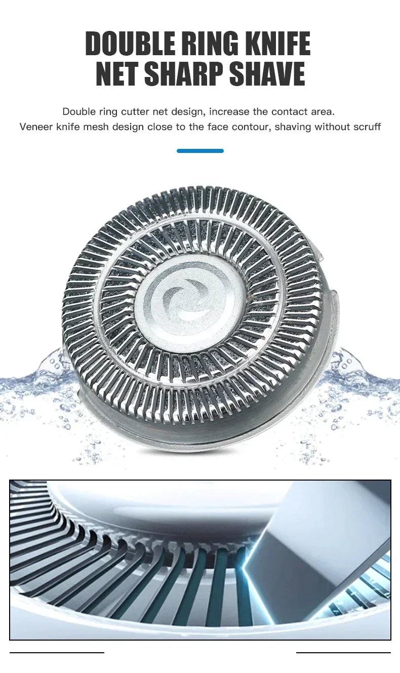 Electric multifunctional three-in-one shaver