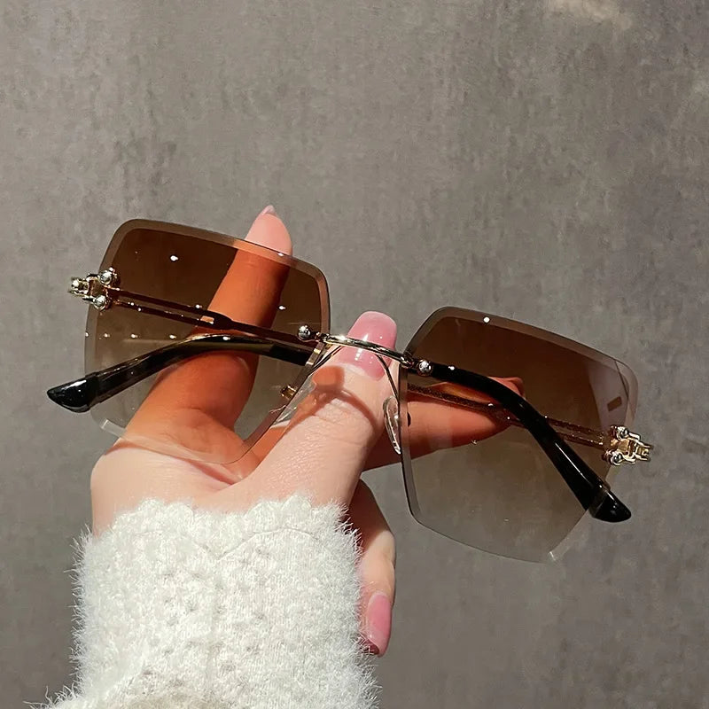 Rimless Luxury Vintage Summer Style
