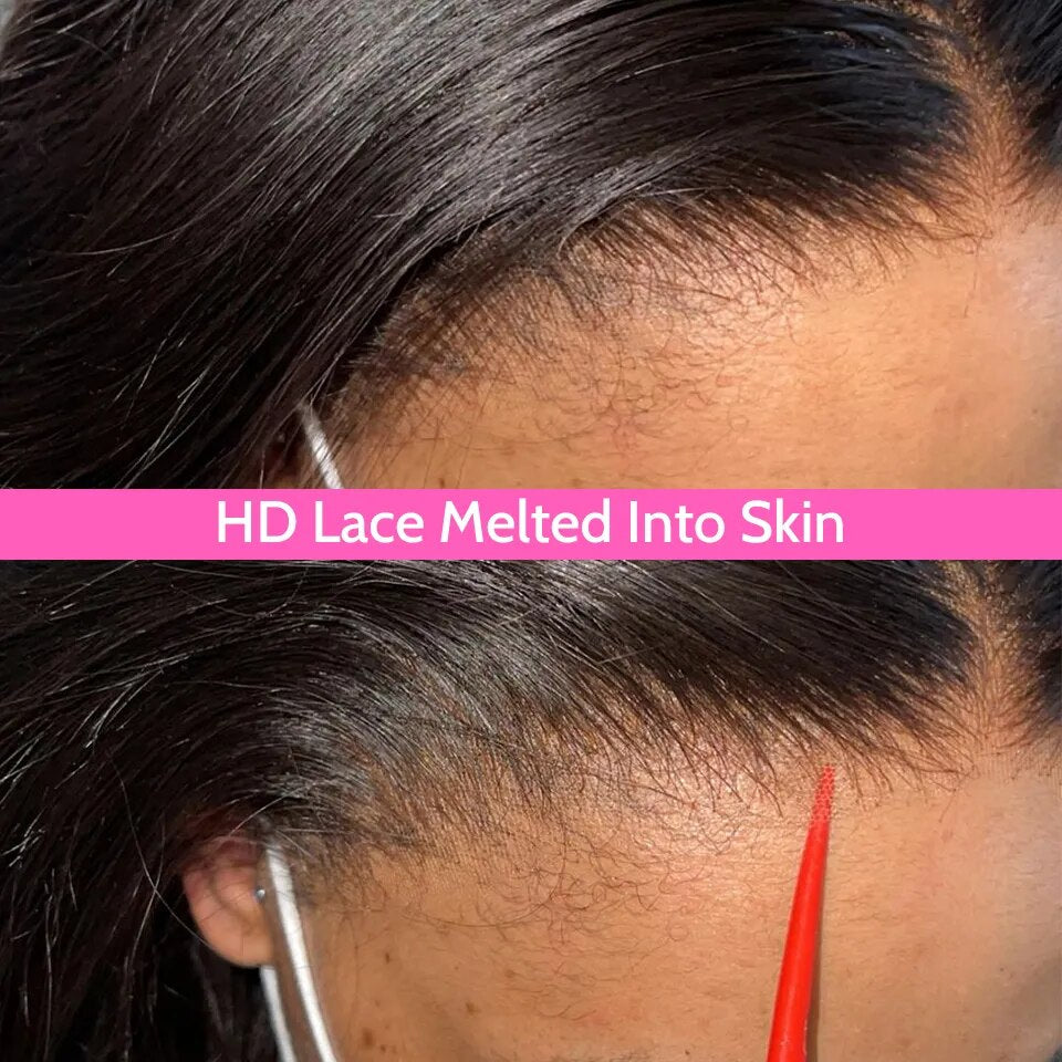 Glueless Malaysian Straight 6x4 HD Lace Closure