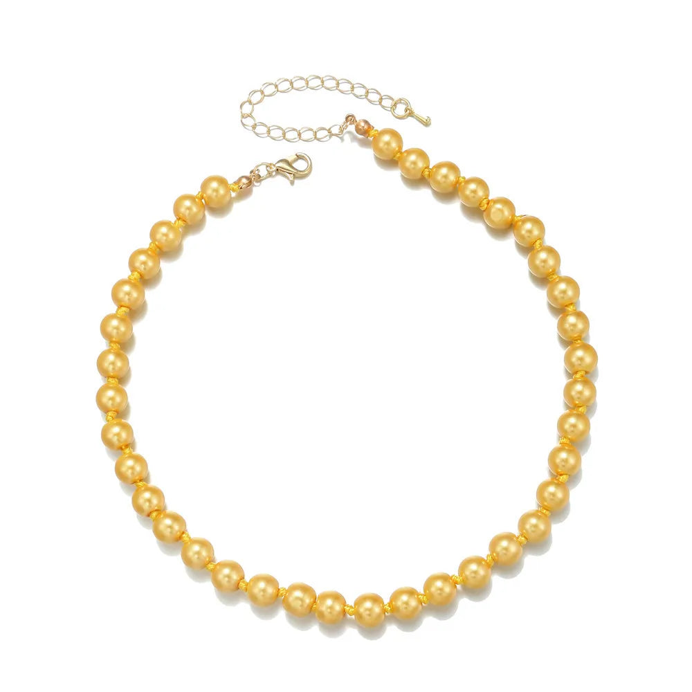 Pearl Beards Choker Necklace