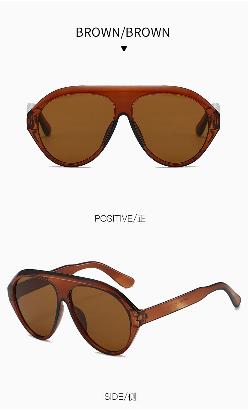 Oval Luxury Trending UV400 Eyeglasses