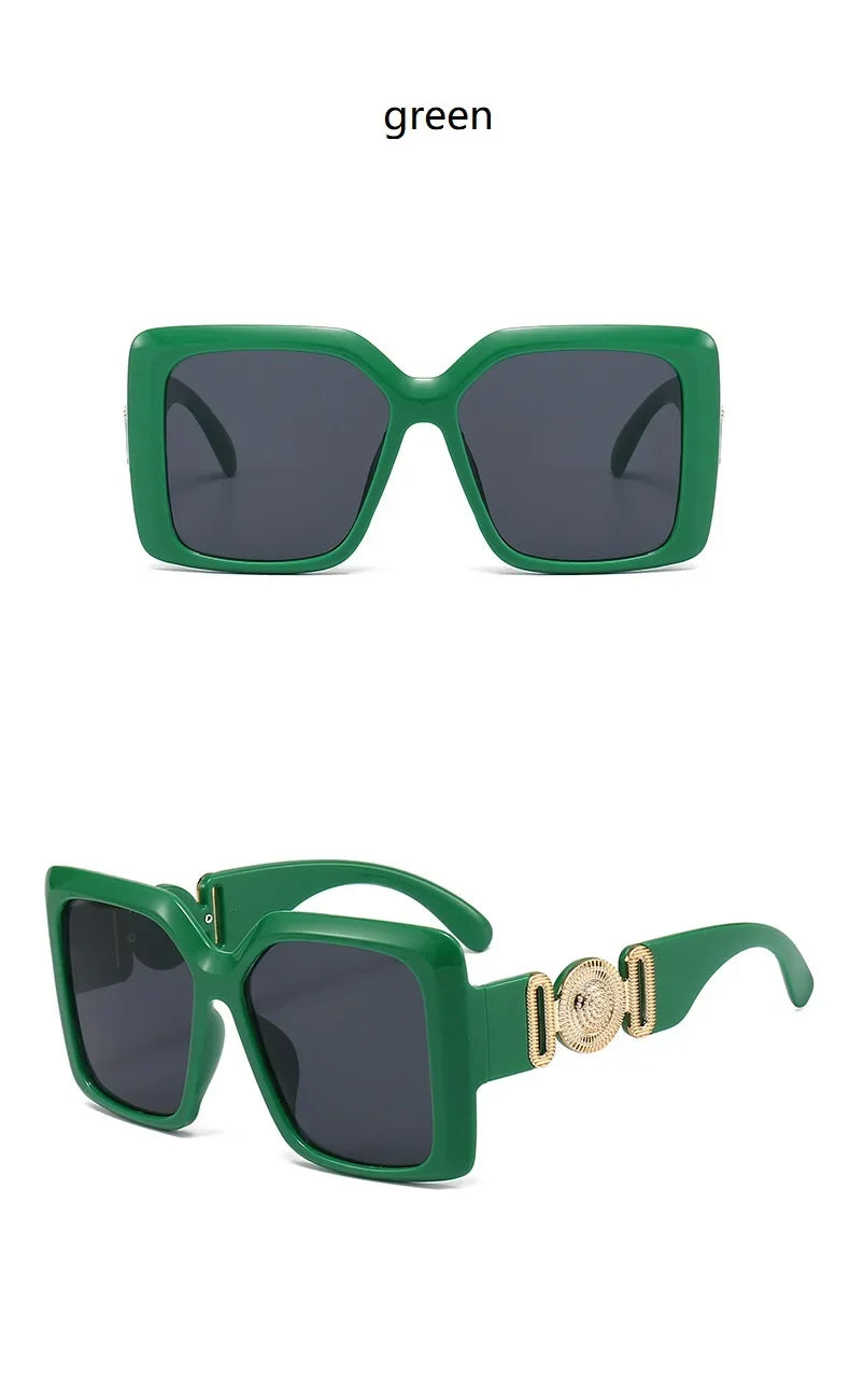 Big Square Design Luxury Vintage Eyewear