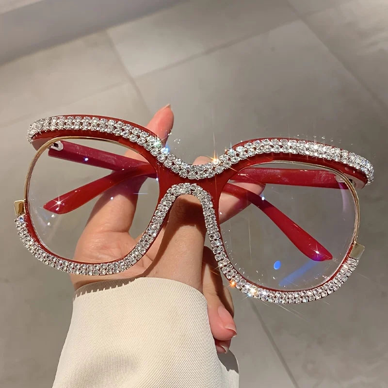 Rhinestone Oversized | Party Nightclub eyewear