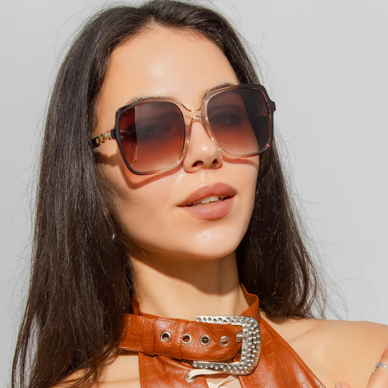 Square Trendy Gradient Outdoor Shades