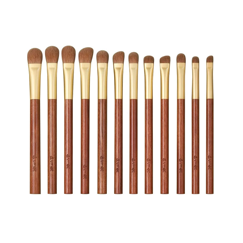 Professional Handmade Eye Shadow Brush African Rosewood