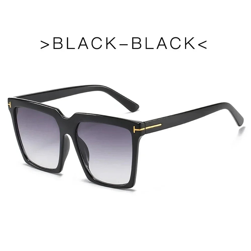 Square Vintage Sunglasses UV400