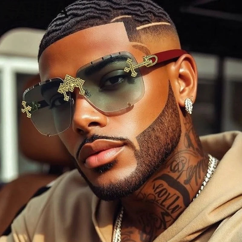 Rimless Square Luxury Shades UV400