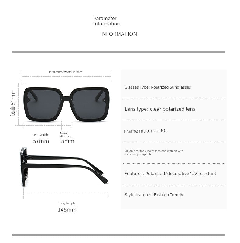 Stylish Retro Polarized UV-Proof Sunglasses