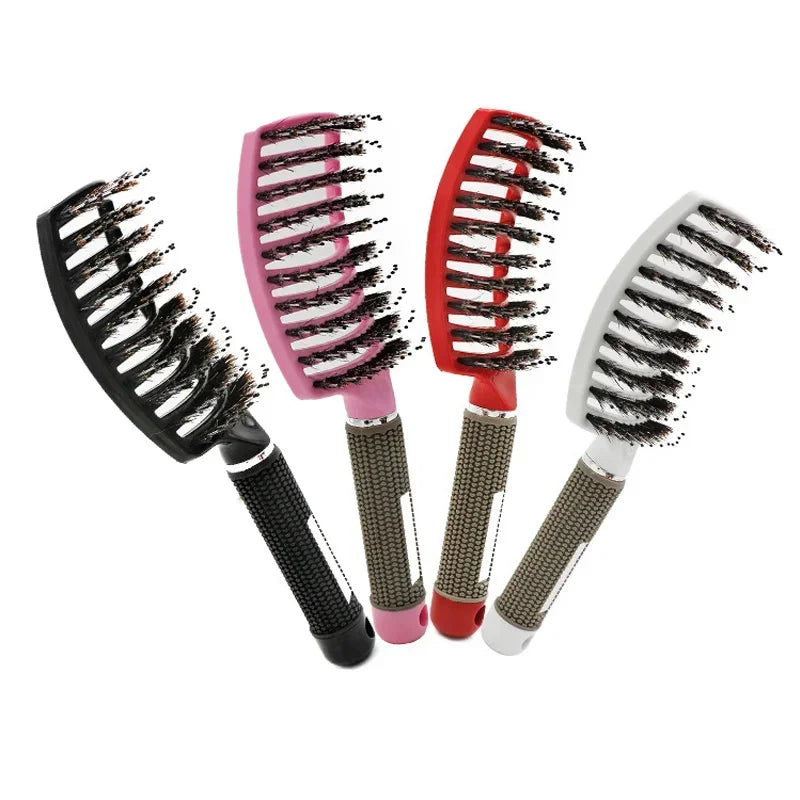 Detangler Nylon Bristle, Scalp Massage, Tangle Teaser