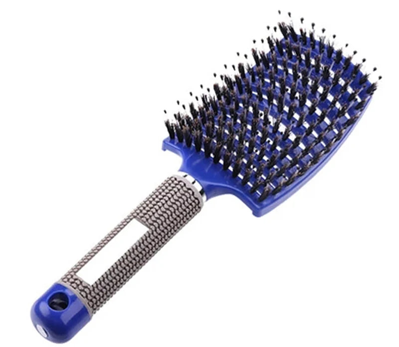 Detangler Nylon Bristle, Scalp Massage, Tangle Teaser