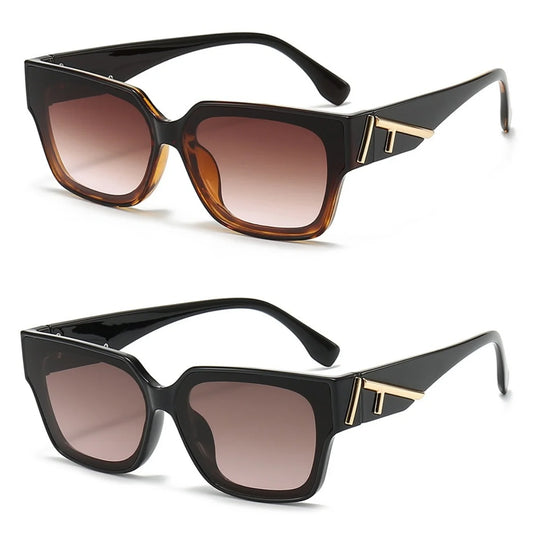 Unisex  Square frame colored sunglasses