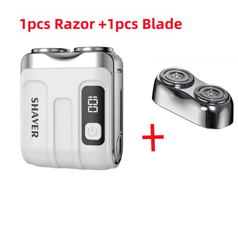Digital Display Dual Blade Rechargeable Shaver
