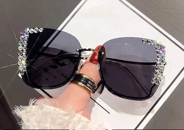 Diamond slim face high-grade sunglasses