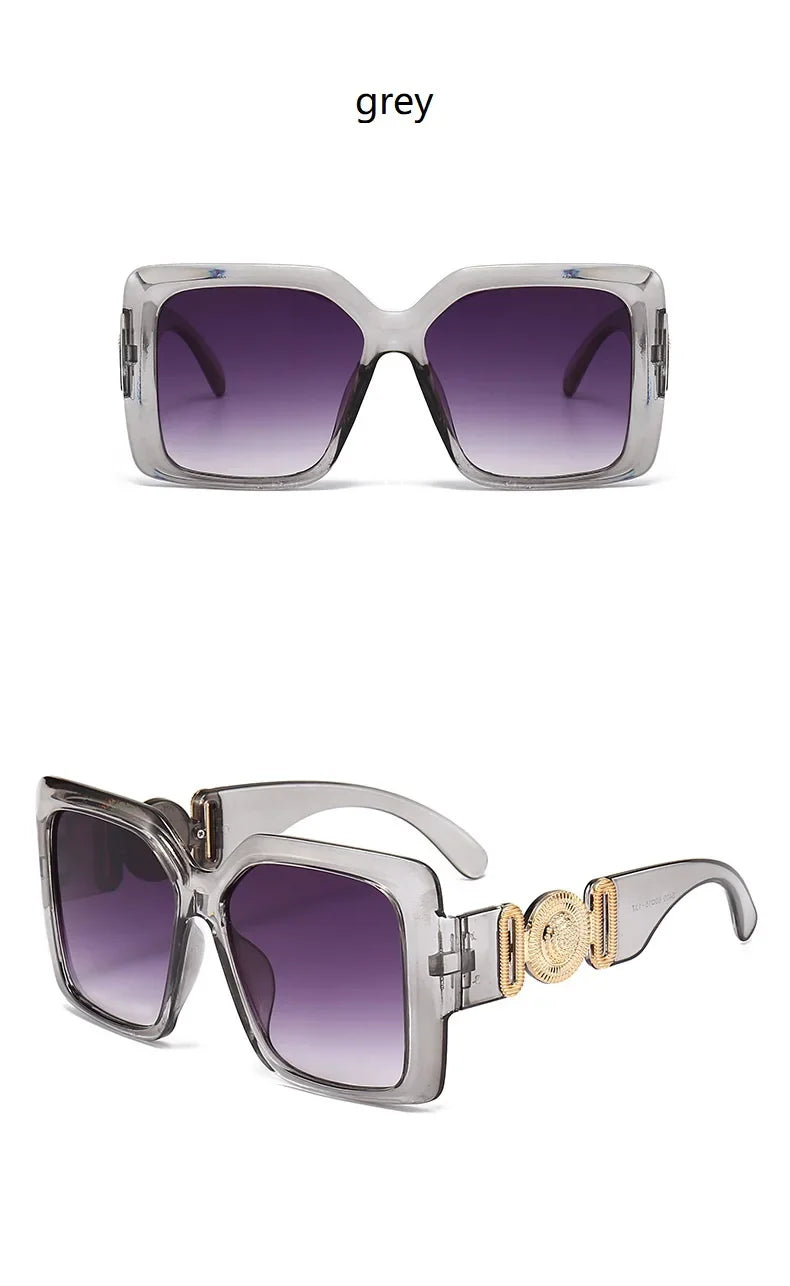 Big Square Design Luxury Vintage Eyewear