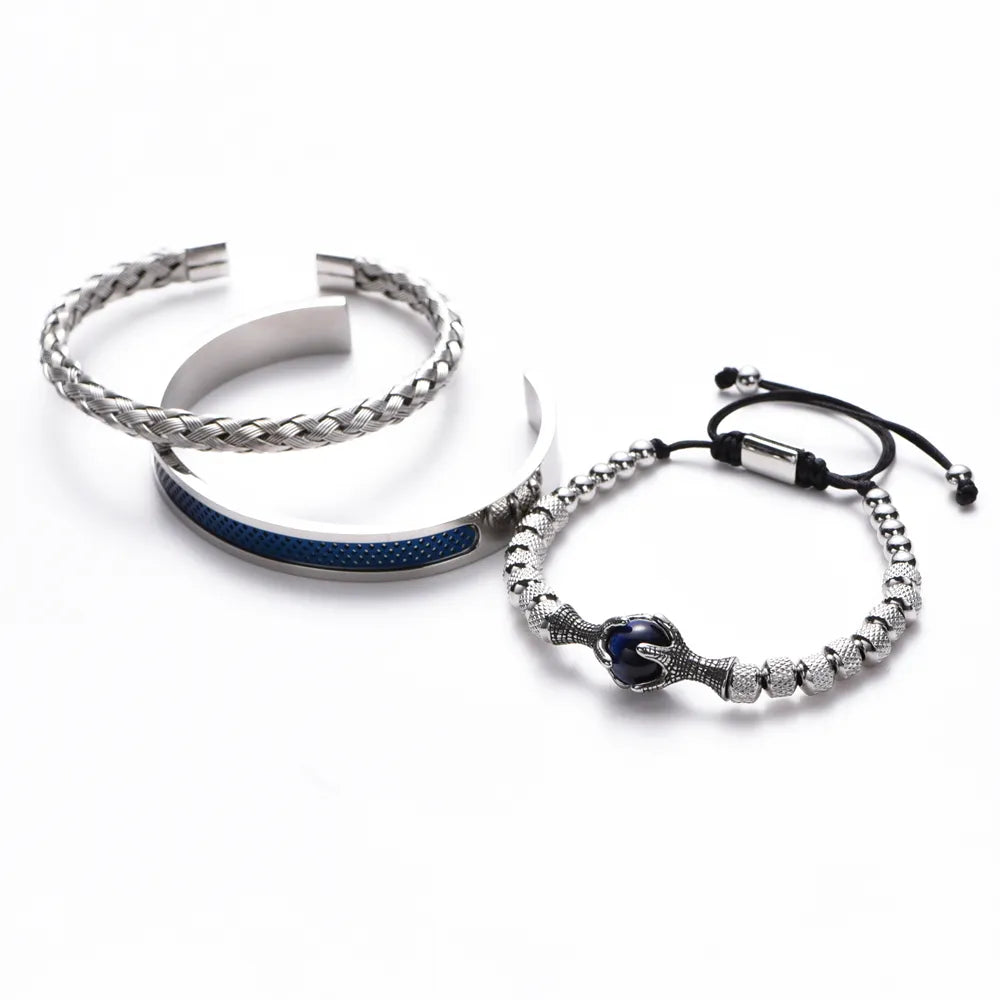 Stainless Steel Handmade Rope Bangles