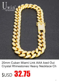 Cuban Chain Fully Iced Out AAA+ CZ