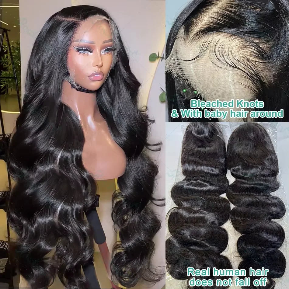 Brazilian 300% 13x6 Lace Frontal Wig Human Hair - Pre Plucked