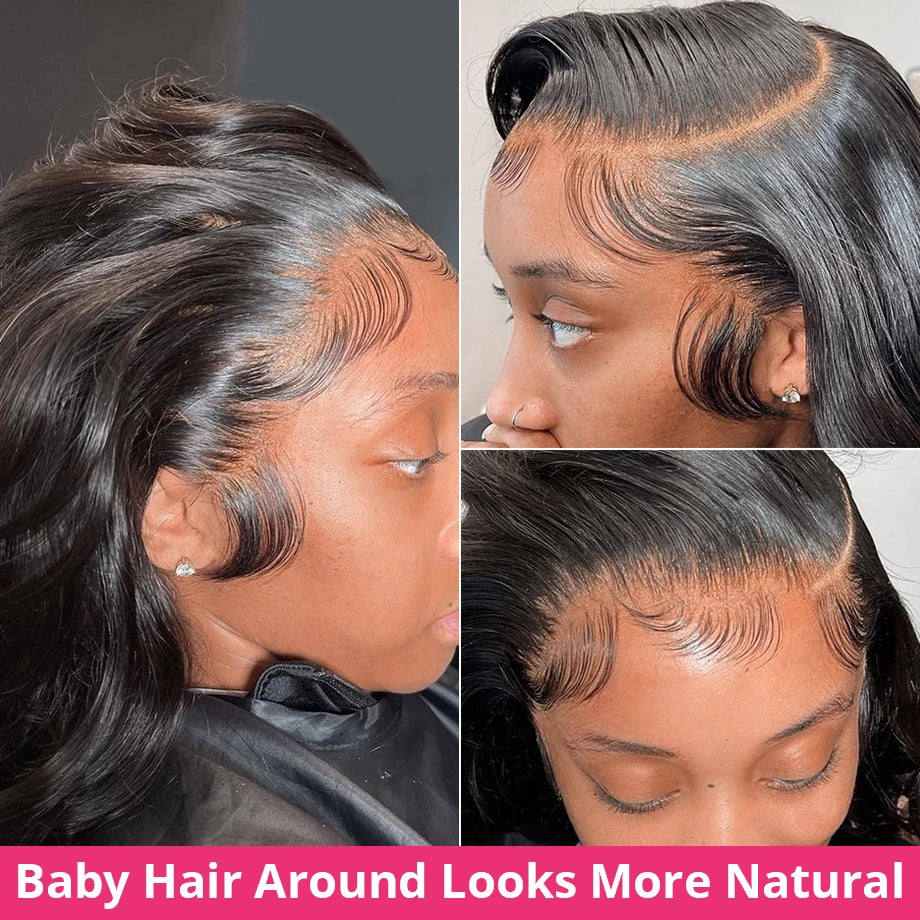 Body Wave Human Hair 13x6 HD | Pre Plucked 360 Lace Front Wig