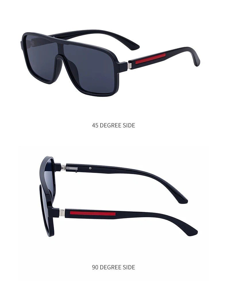 Oversized Polarized Square Shades