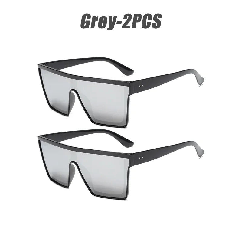 Retro cyberpunk Color Film Sunglasses