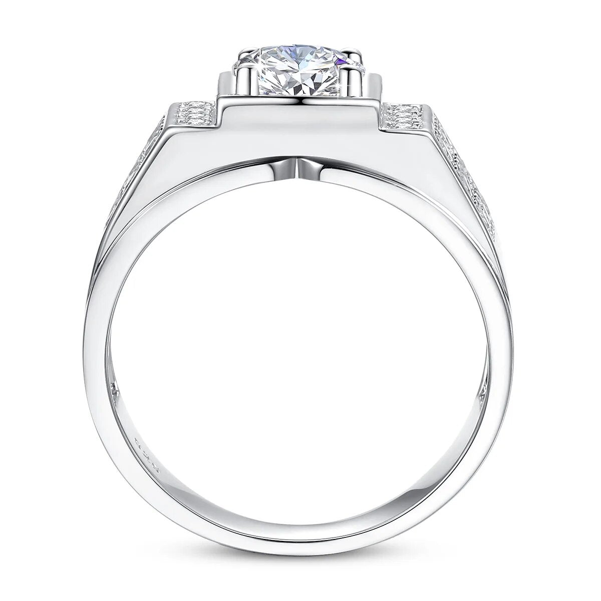 Original 925 Sterling Silver 1ct 5ct Moissanite