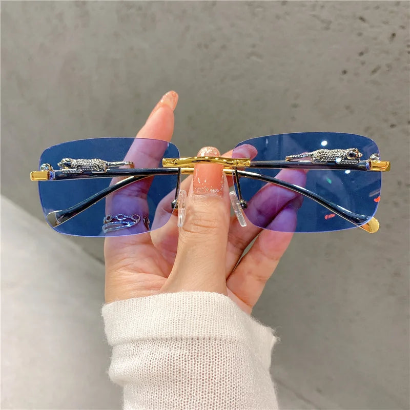 Luxury Golden Leopard Frame Sunglasses | UV400