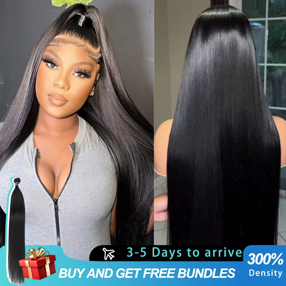 13x6 HD Transparent Lace Front | 360Full Lace Human Hair
